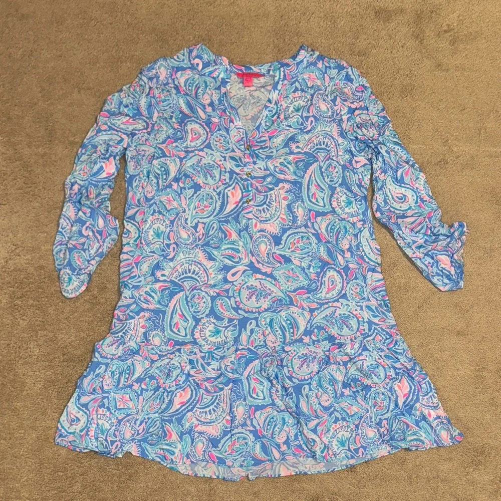 Lilly Pulitzer Charlee Long Sleeve Tunic Dress - Picture 3 of 5
